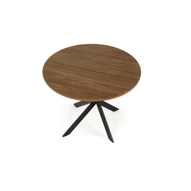 EDGAR table, top - walnut, legs - black 2