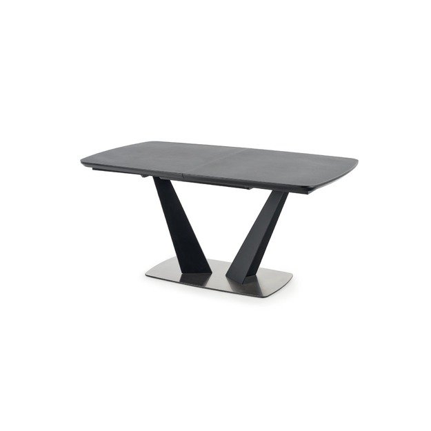 FANGOR extension table, color: top - dark grey, legs - black 15