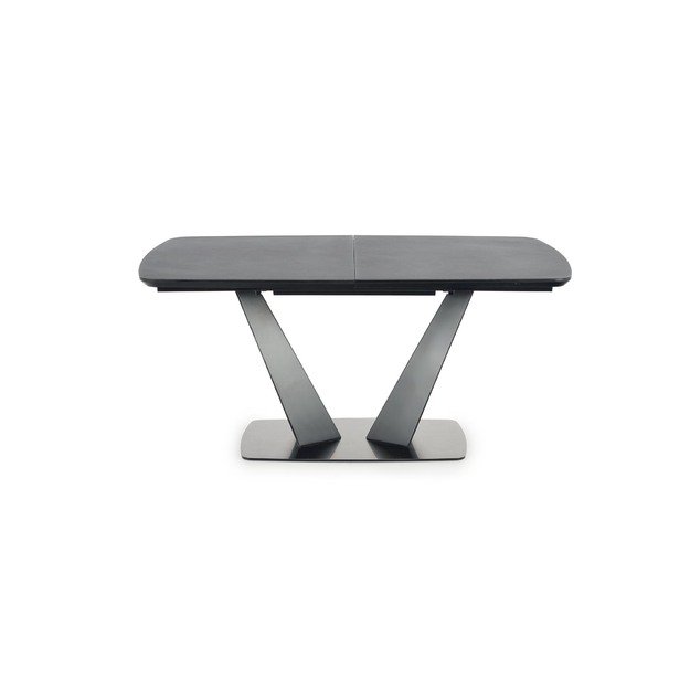 FANGOR extension table, color: top - dark grey, legs - black 16