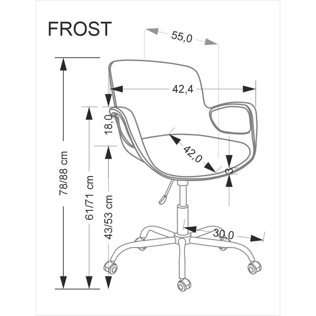 FROST o.chair, white 3