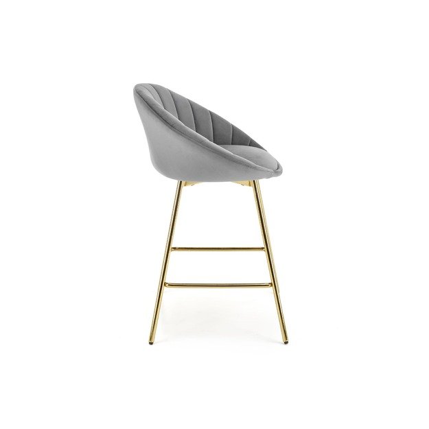 H112 bar stool, grey / gold 15