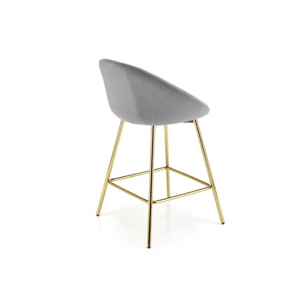 H112 bar stool, grey / gold 17