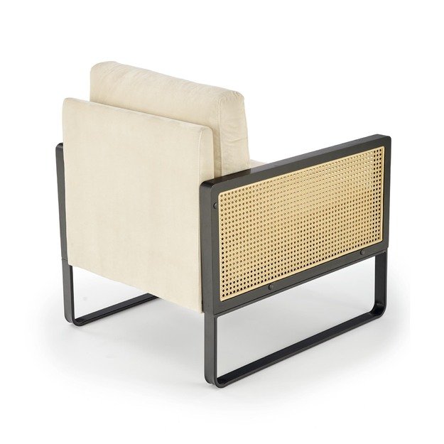 ILARIO leisure chair, black / natural 12