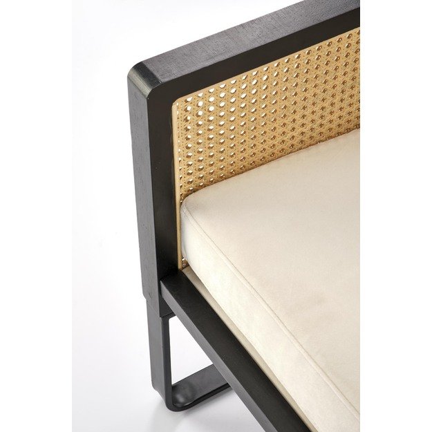 ILARIO leisure chair, black / natural 33