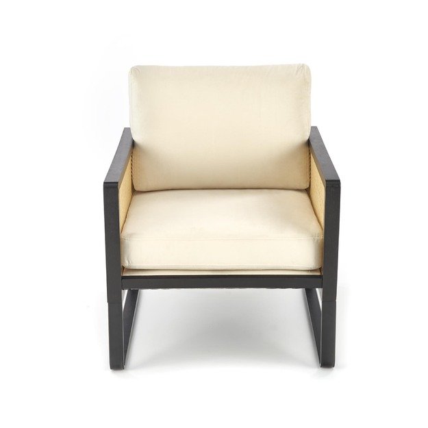 ILARIO leisure chair, black / natural 22
