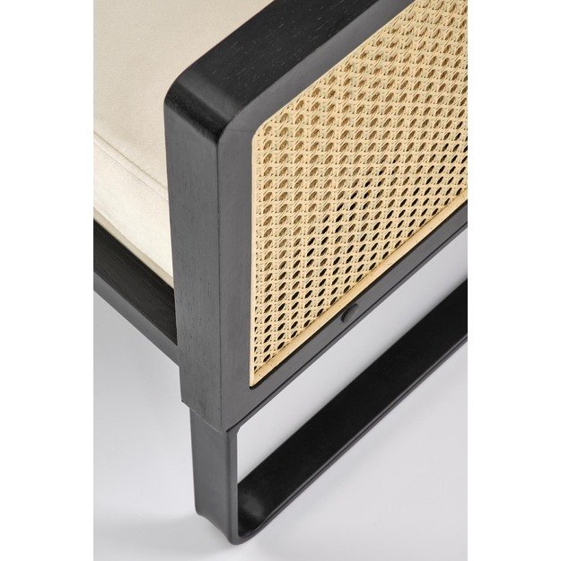 ILARIO leisure chair, black / natural 31