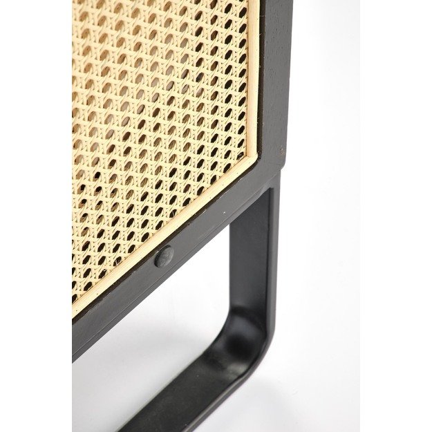 ILARIO leisure chair, black / natural 2