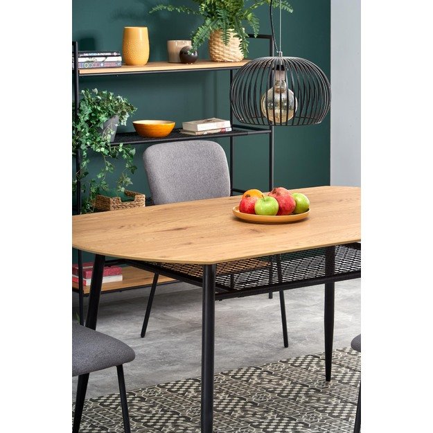 JACKSON table, color: top - golden oak, legs - black 27