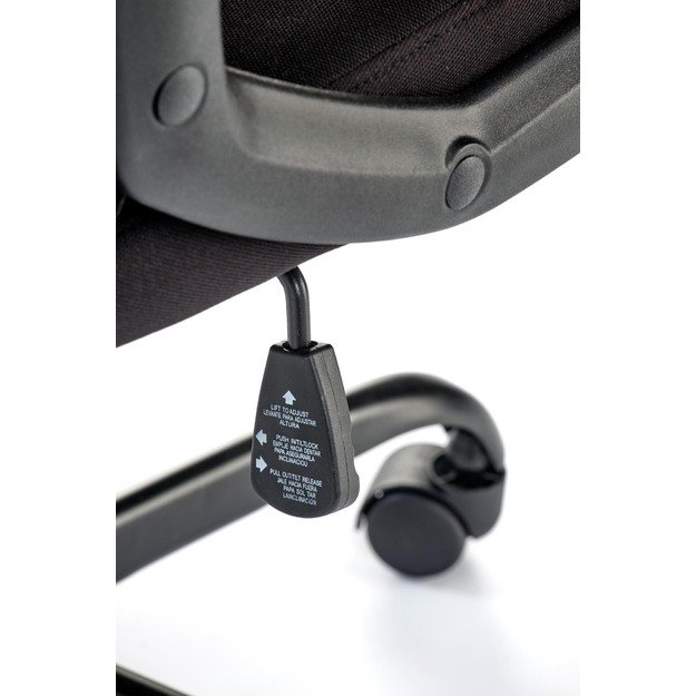 JENSEN  office chair, black / grey / red 6