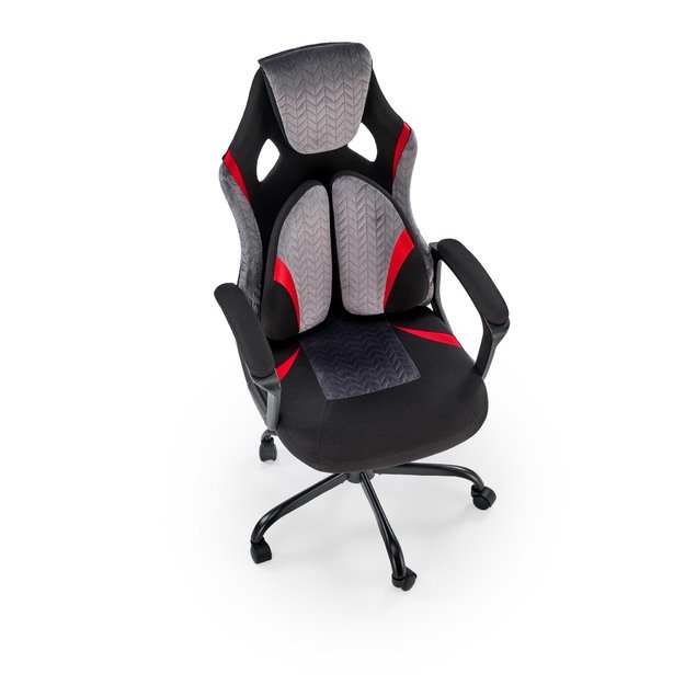 JENSEN  office chair, black / grey / red 10