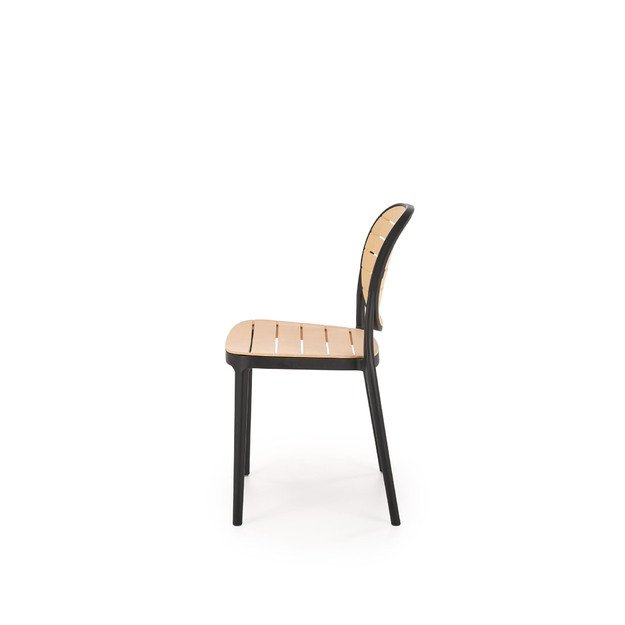 K529 chair, black / natural 11