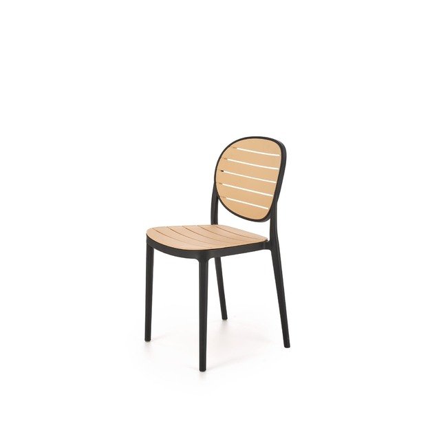 K529 chair, black / natural 12