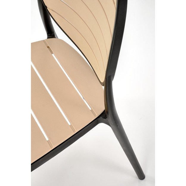 K529 chair, black / natural 5