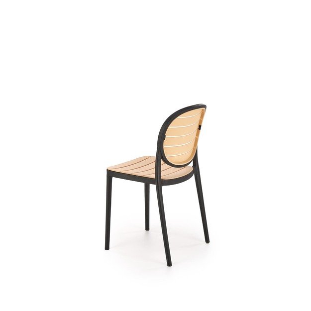 K529 chair, black / natural 13