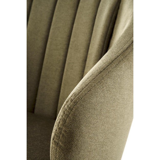 K533 chair, black / olive 18