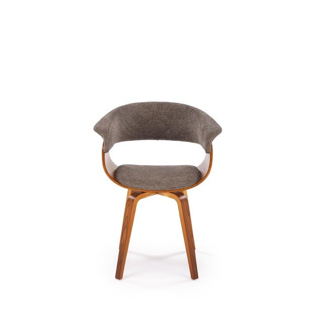 K545 chair, grey / walnut 1