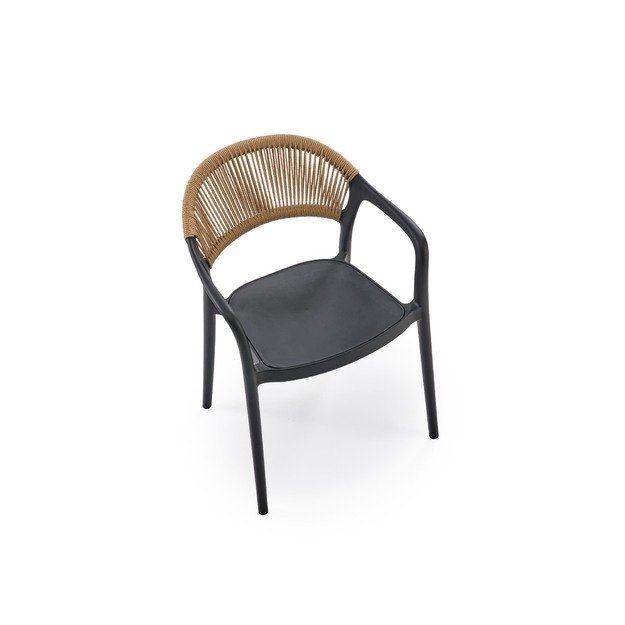 K582 chair, black / natural 5