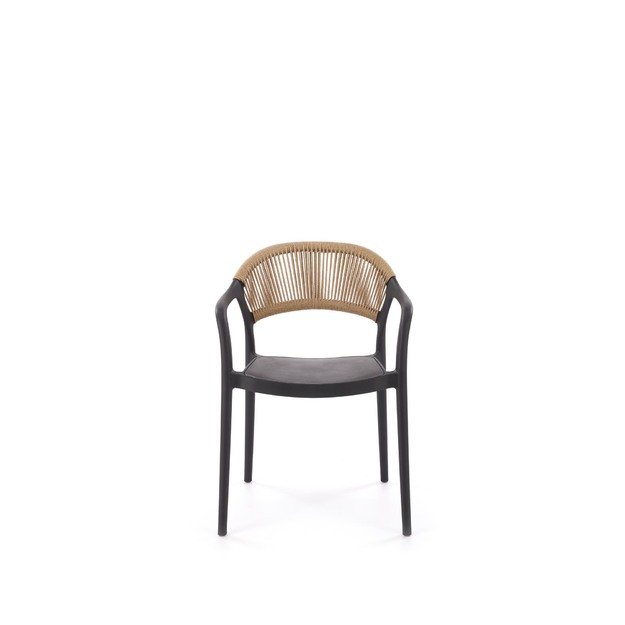 K582 chair, black / natural 3