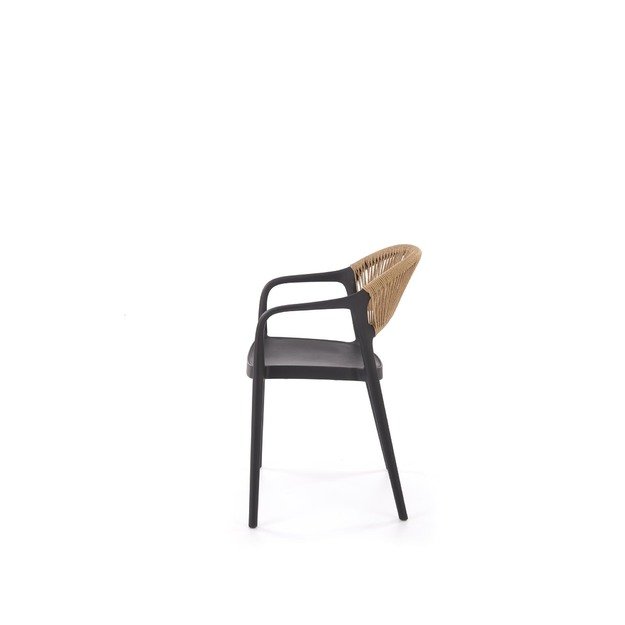 K582 chair, black / natural 11