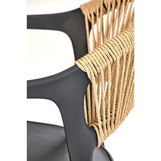 K582 chair, black / natural 10