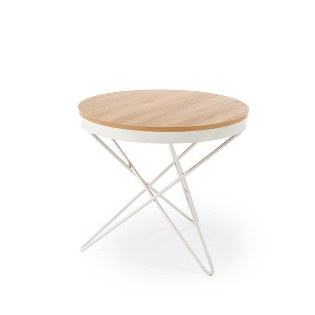 LEILA c.table, natural / white 1