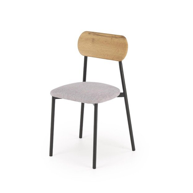 NANDO table + 2 chairs color: natural / black 1