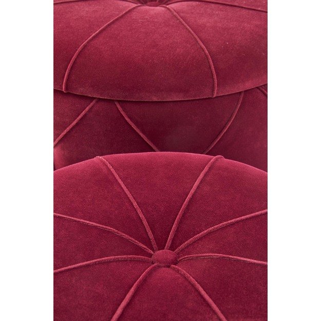 POLLY set of two stools, color: dark red 13
