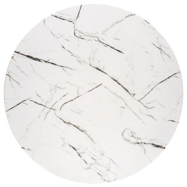 RAYMOND 2 table, white marble / gold 2