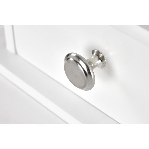 SARA dresser console with stool, white matt 15