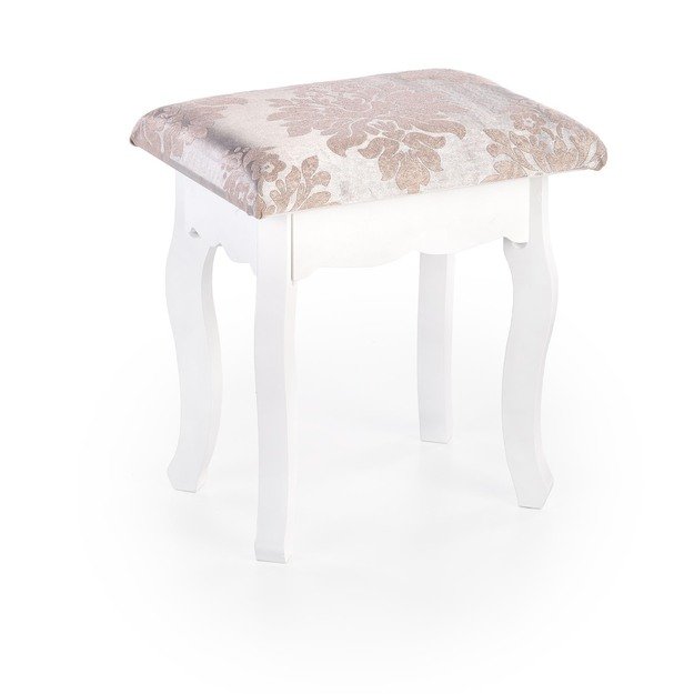 SARA dresser console with stool, white matt 1