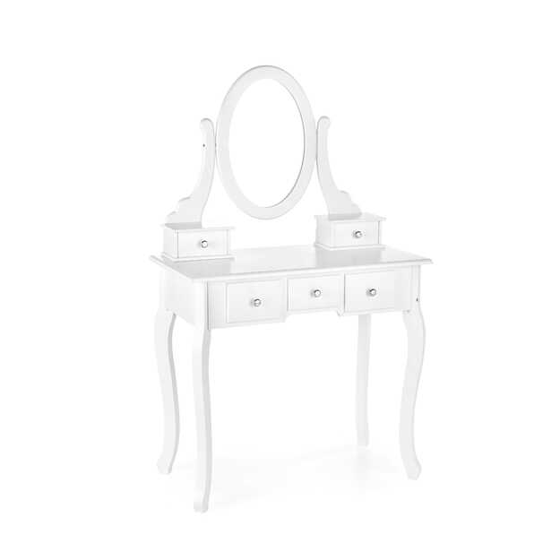 SARA dresser console with stool, white matt 11