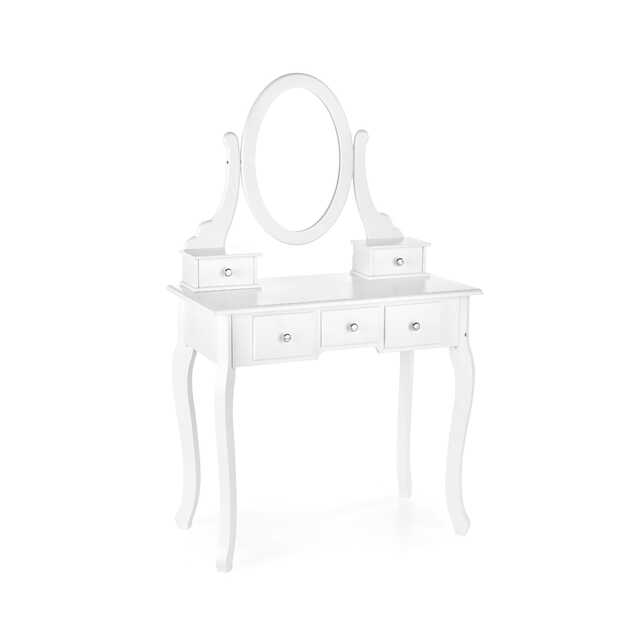 SARA dresser console with stool, white matt 2