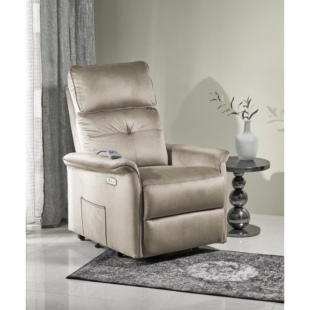 SEMIR 2 leisure chair, beige