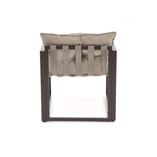 SHARK garden set (sofa + 2 chairs + coffee tables), d.brown / cappuccino 20