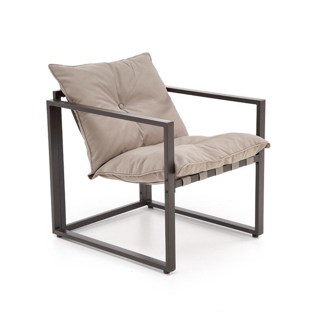 SHARK garden set (sofa + 2 chairs + coffee tables), d.brown / cappuccino 35