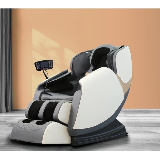 SOLARIA massage chair / heating function / colors: cream / grey / gold 24