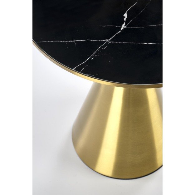 TRIBECA coffee table, black marble / gold 3