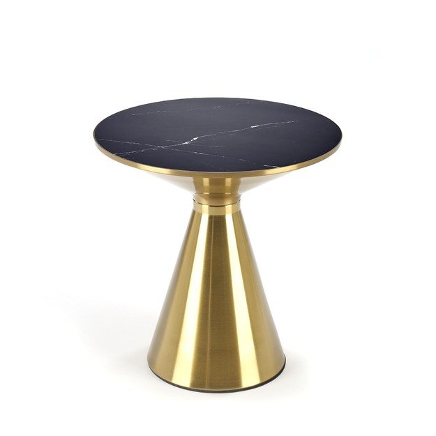 TRIBECA coffee table, black marble / gold 2