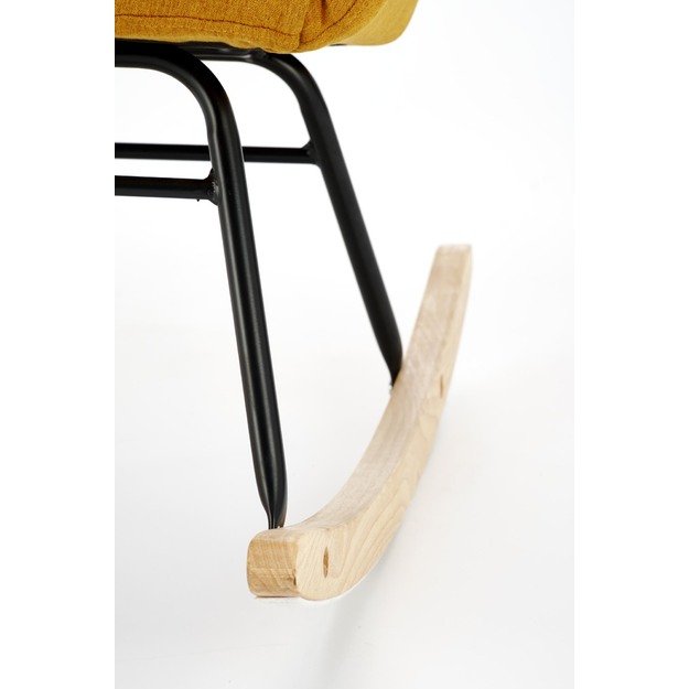 VASCO rocking chair, mustard 7