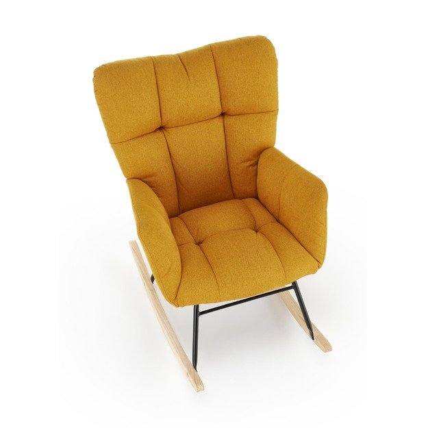 VASCO rocking chair, mustard 20