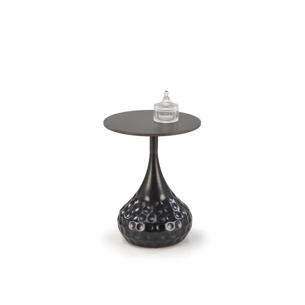 VERDE coffee table, black marble / black