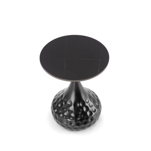VERDE coffee table, black marble / black 10