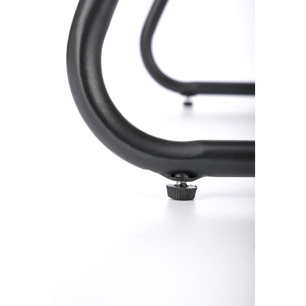 WHISPER leisure chair, black / natural 22