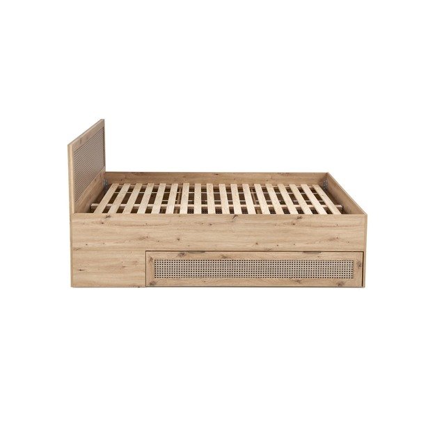 BORNEO LOZ-160 bed, artisan oak / black 21