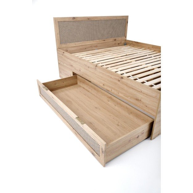 BORNEO LOZ-160 bed, artisan oak / black 8