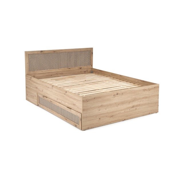 BORNEO LOZ-160 bed, artisan oak / black 14