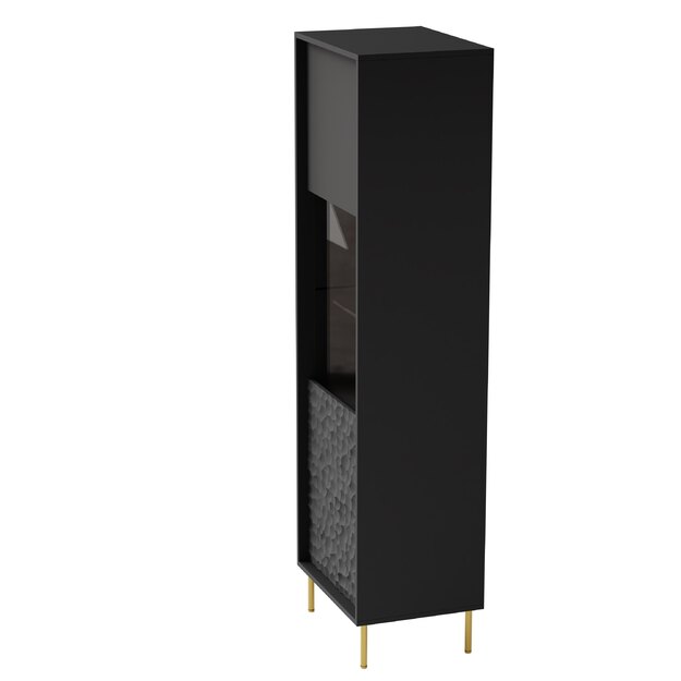 BULLET W-1 display cabiner, black / gold 3