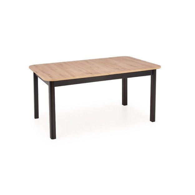 FLORIAN table artisan oak/black 12