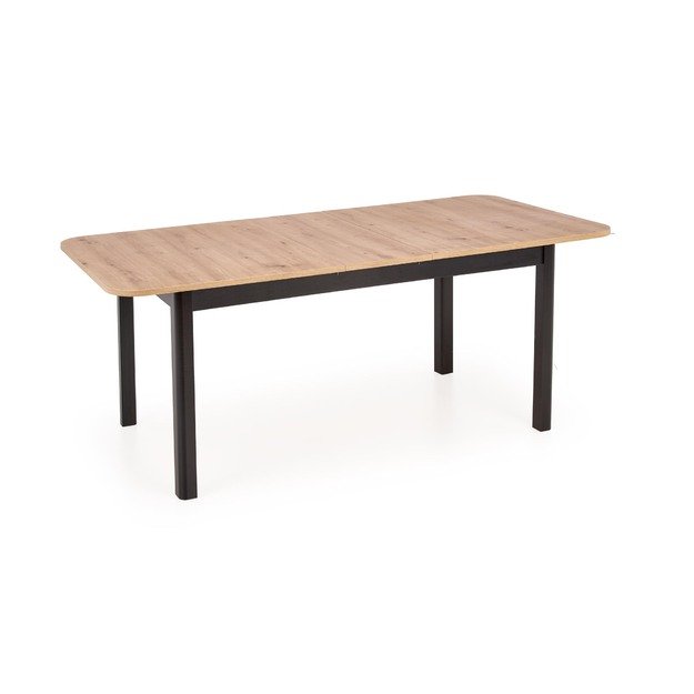 FLORIAN table artisan oak/black 18