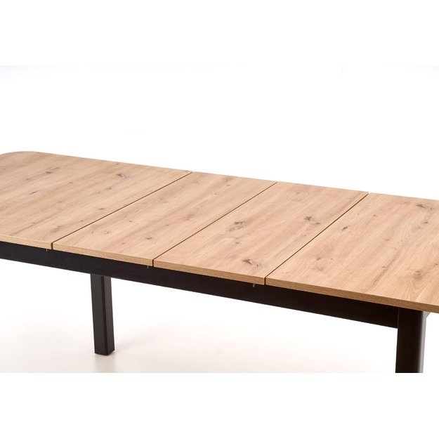 FLORIAN table artisan oak/black 21